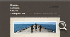 Desktop Screenshot of emanuellutheranludington.org
